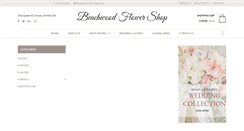 Desktop Screenshot of beachwoodflowershop.com