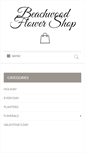 Mobile Screenshot of beachwoodflowershop.com