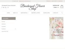 Tablet Screenshot of beachwoodflowershop.com